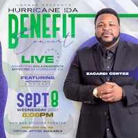 hurricane ida benefit live flyer