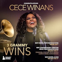 CeCe Winans — 3 Grammy Wins