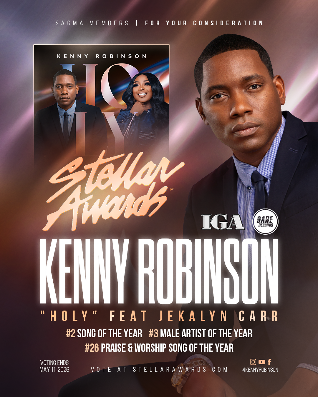 Kenny Robinson Stellar Awards